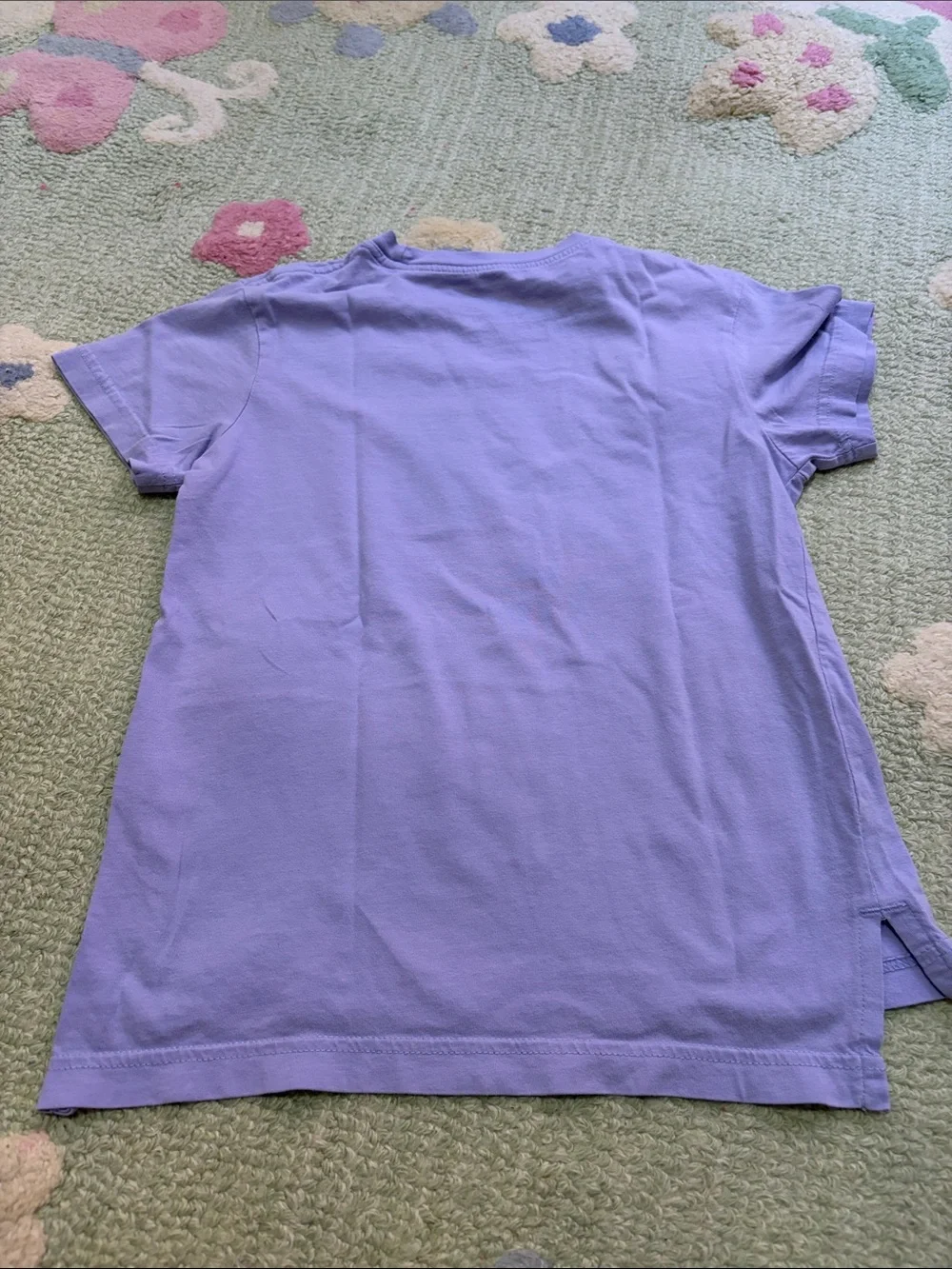 Nike Kids Lavender Short Sleeve Tee with White Logo